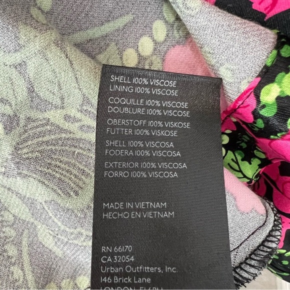 Maeve Anthropologie Satin Feel Sleeveless Ruched Floral Midi Dress Size 4 - Picture 12 of 15